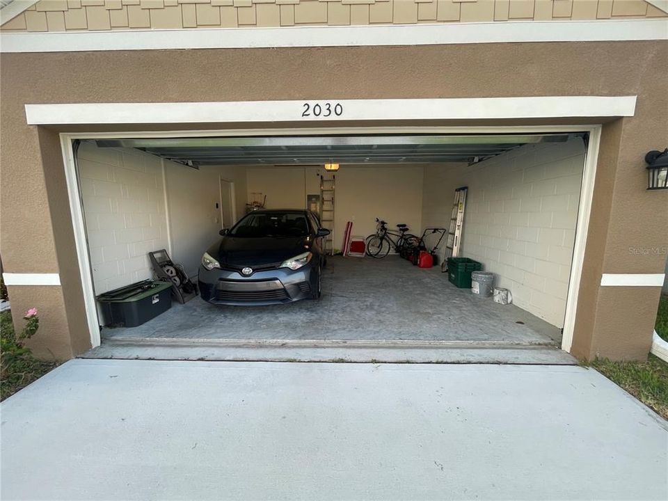 Two car garage