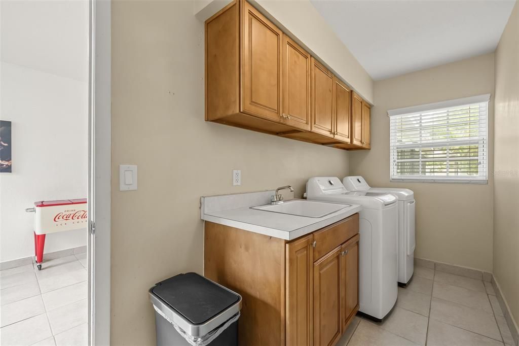 In- house laundry room