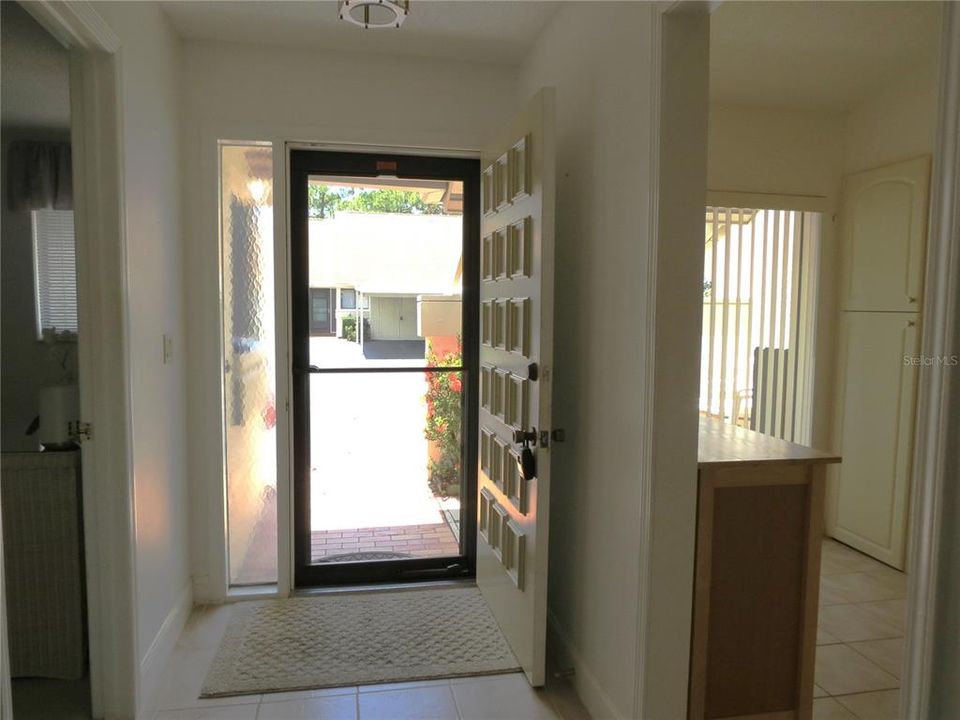 Front glass door