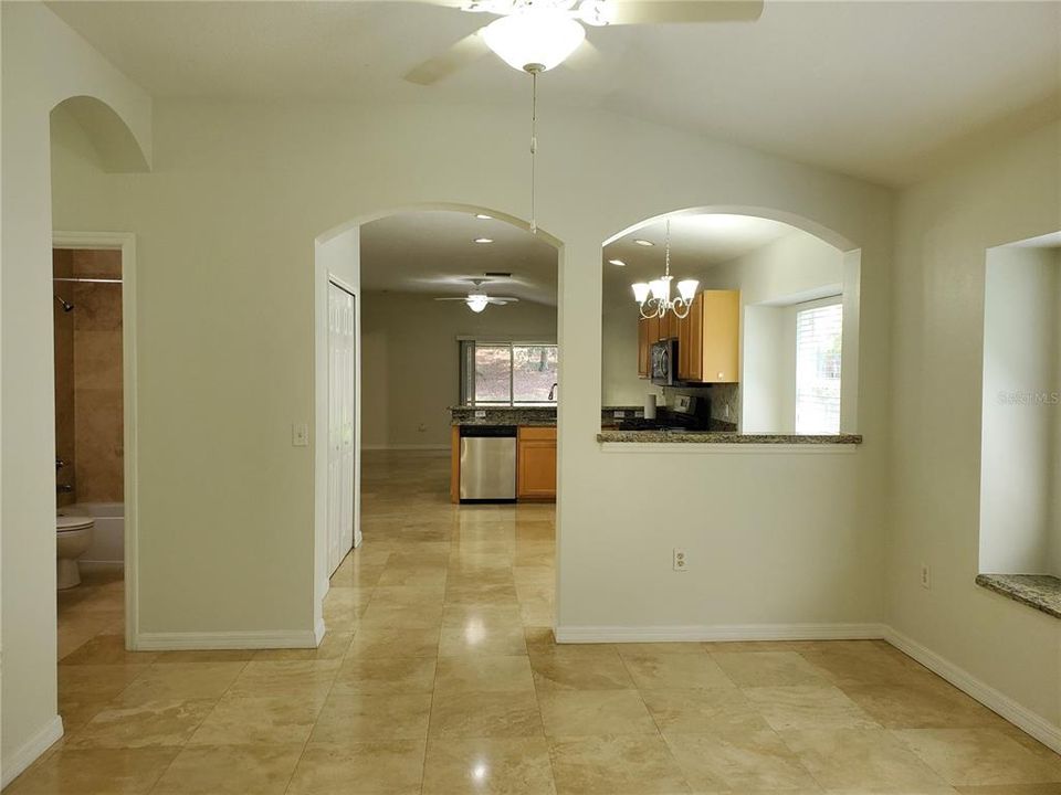 Formal Dining Area with Window Seat