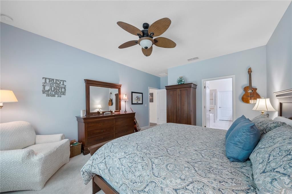 Downstairs Master bedroom with ensuite bathroom