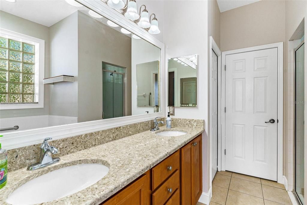 Primary Bathroom with Dual Sinks