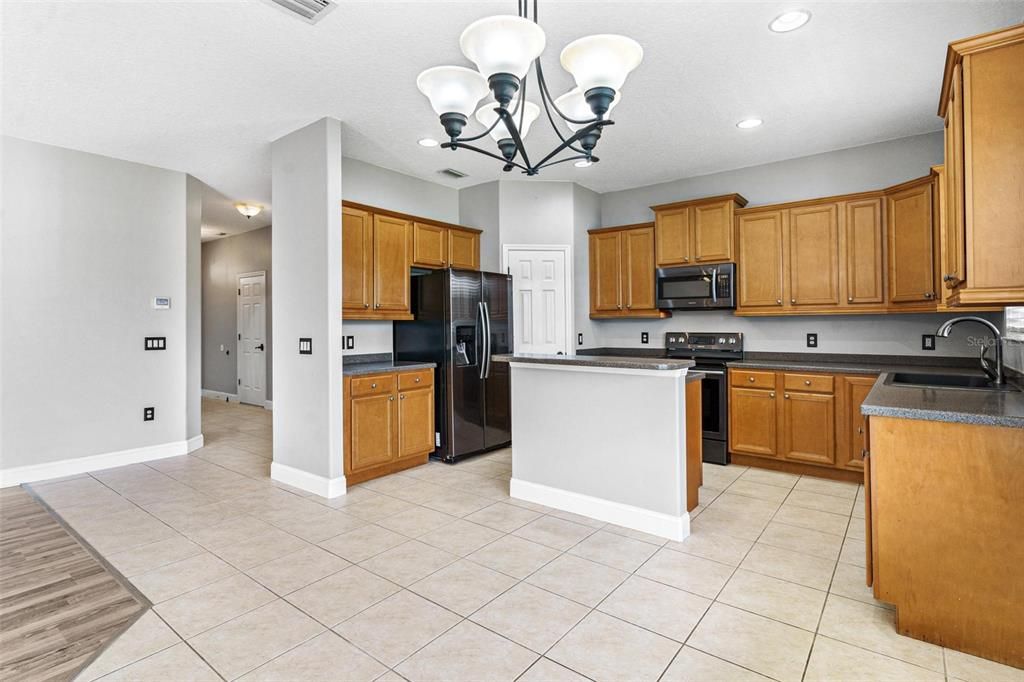 Dining Area overlooking Kitchen Area