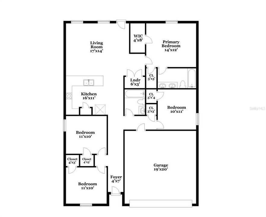 For Rent: $2,375 (4 beds, 2 baths, 1401 Square Feet)