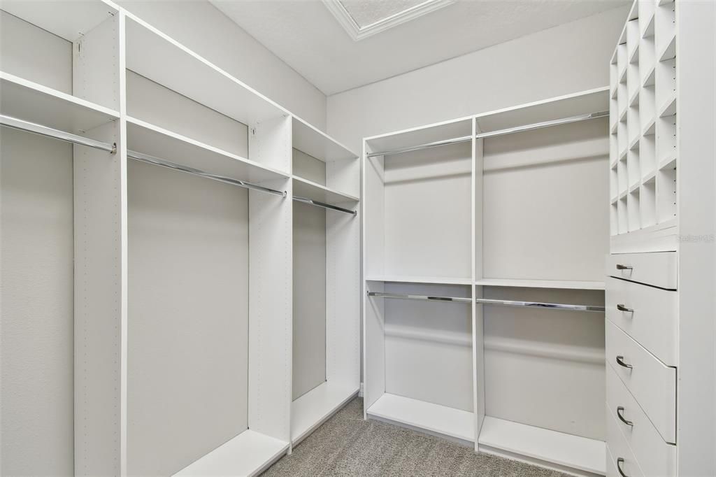 Primary Suite Walk-In Closet 1