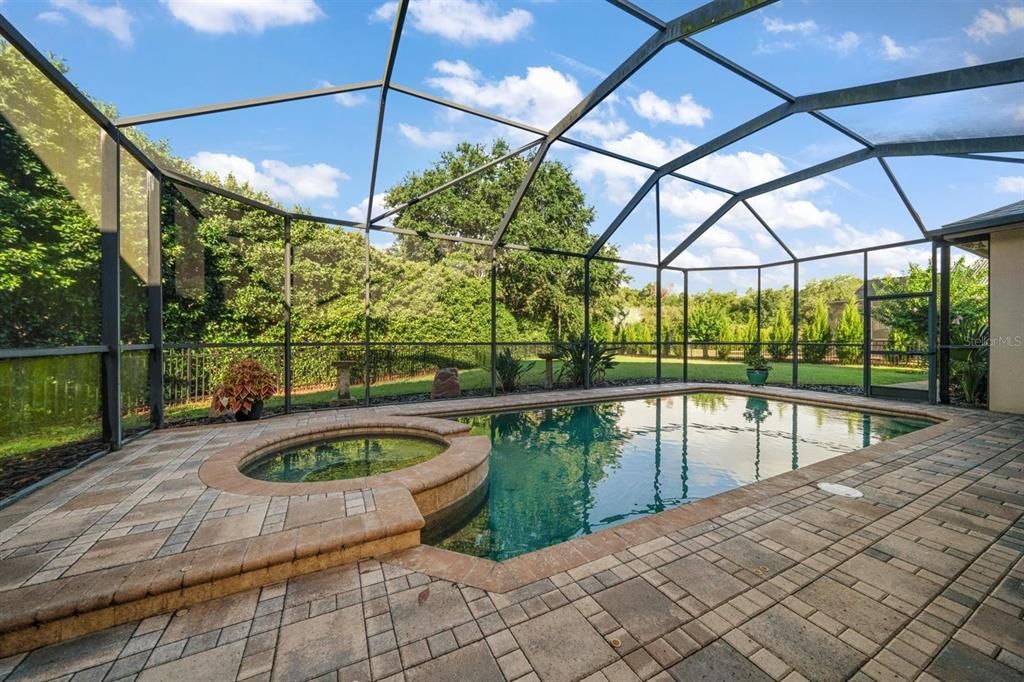 Saltwater Pool With Spa