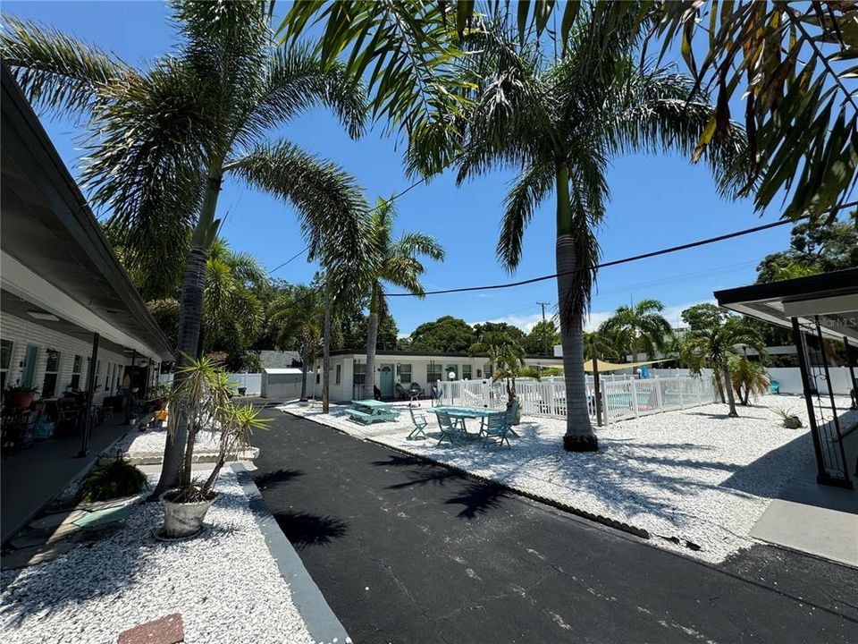 Beautiful pool and courtyard area