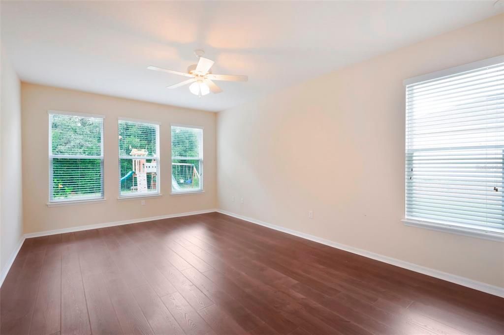 Primary bedroom off family room