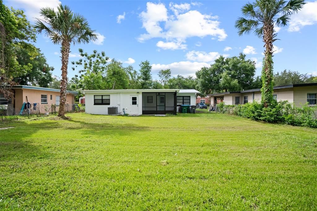 Fully Fenced Backyard 2