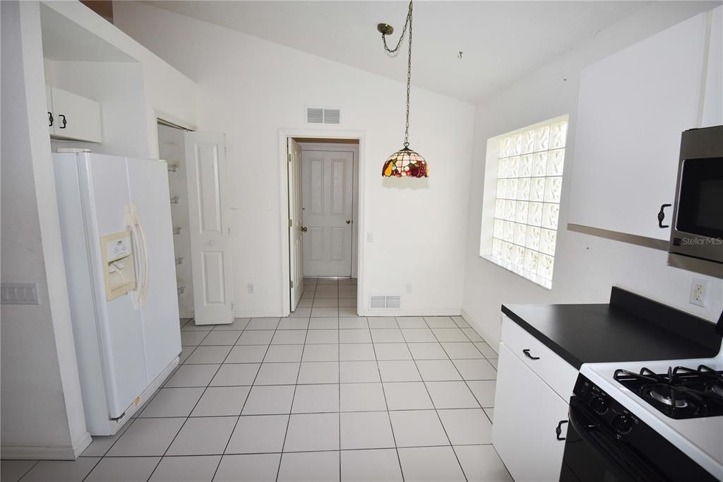 Pantry plus space to add a small table.