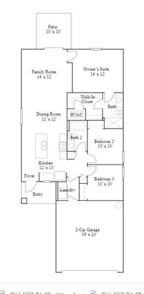 For Sale: $334,720 (3 beds, 2 baths, 1267 Square Feet)