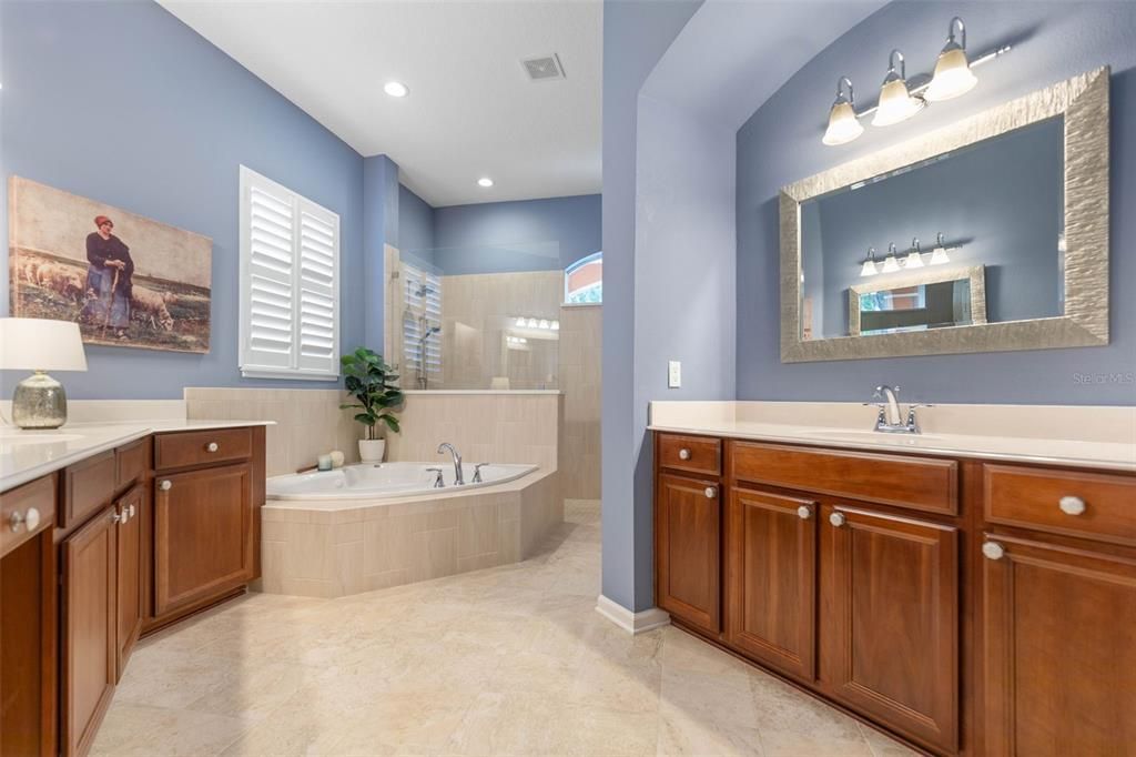 Primary Bath With Separate vanities