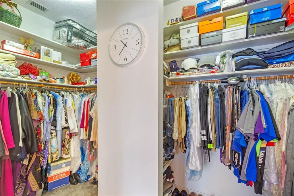 WALK-IN CLOSET IN PRIMARY BEDROOM