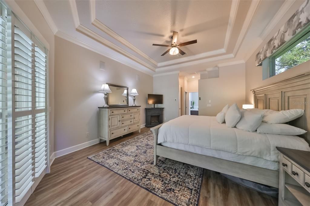 Primary Bedroom W/Plantation Shutters