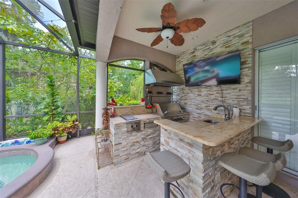 Full Outdoor Kitchen