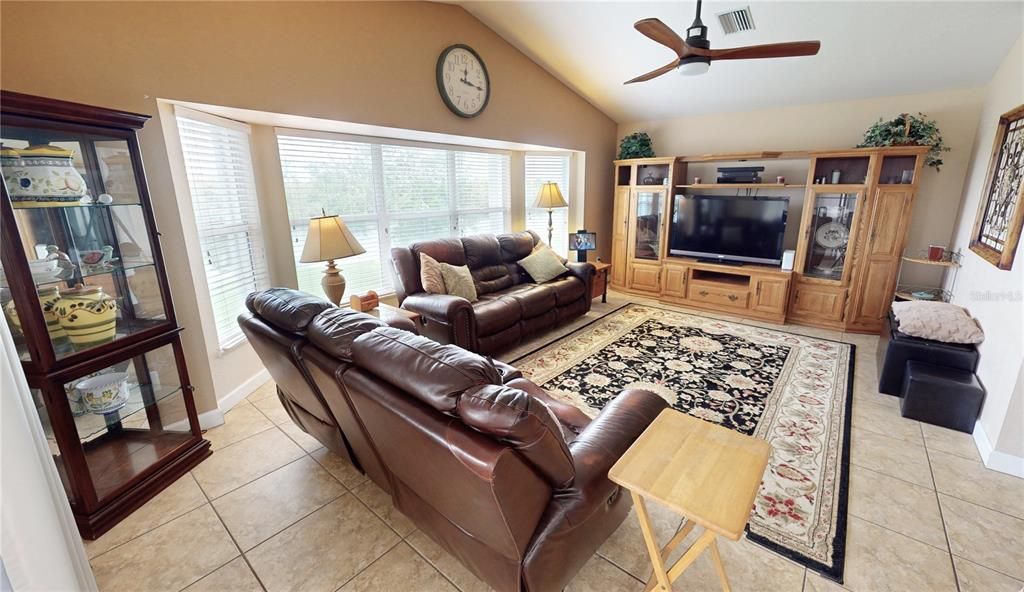 Family room off kitchen