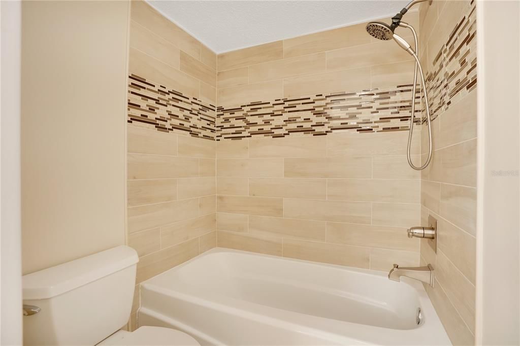 REMODELED SHOWER/TUB COMBO