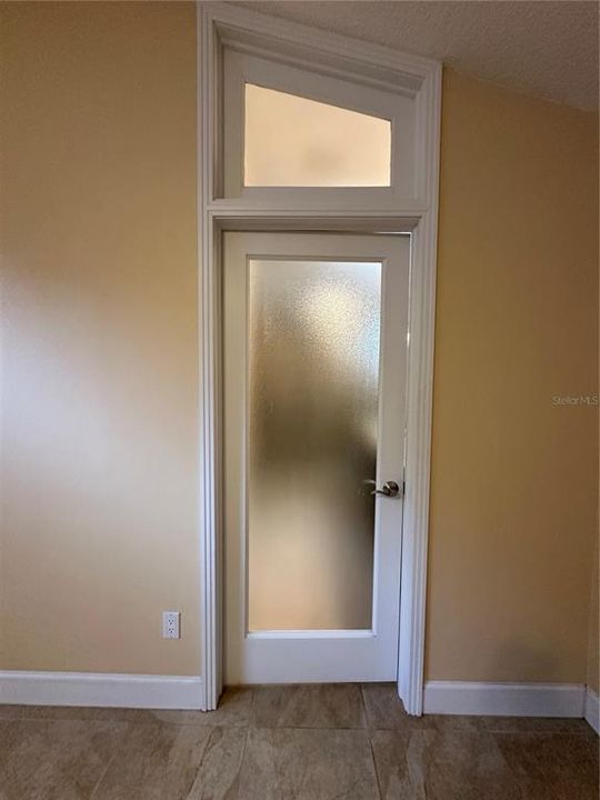 Master Bedroom Door leading to the Master Bathroom and Closets