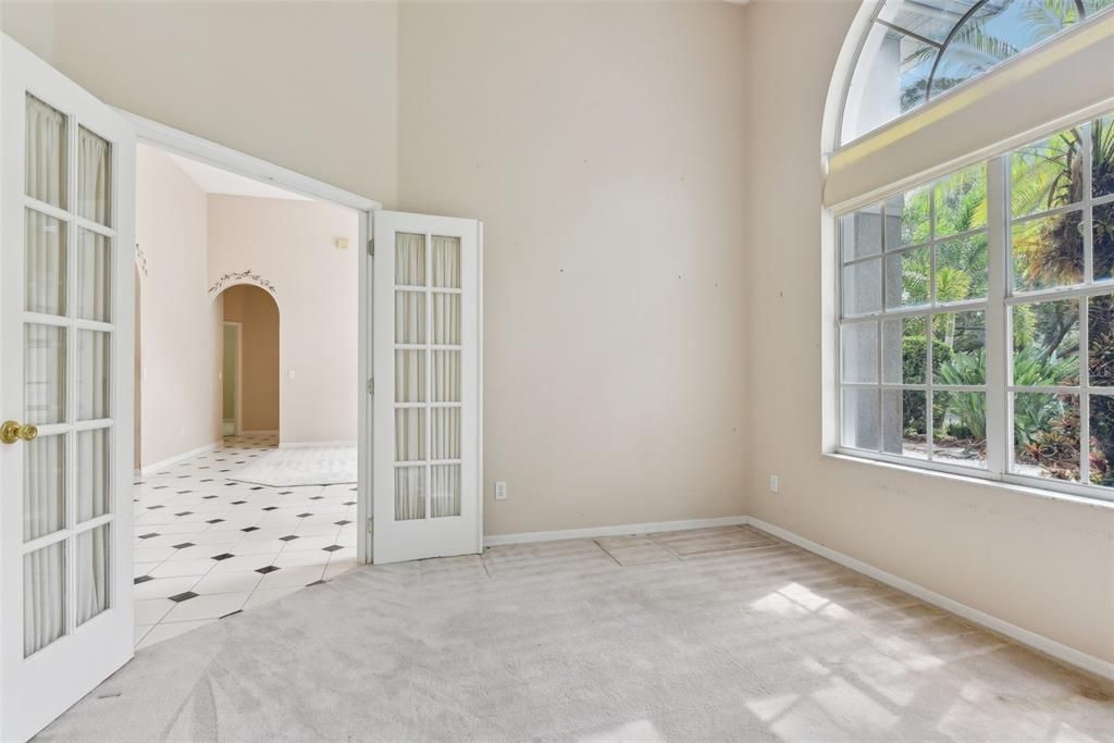 Office/5th Bedroom. 13 FT CEILINGS!