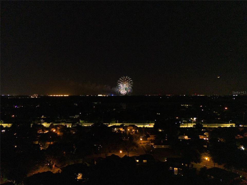 DISNEY FIREWORKS FROM THE HOUSE!!