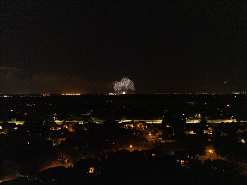 DISNEY FIREWORKS FROM THE HOUSE!!