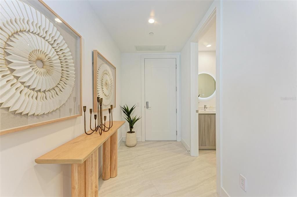 Foyer looking towards third Full Bathroom