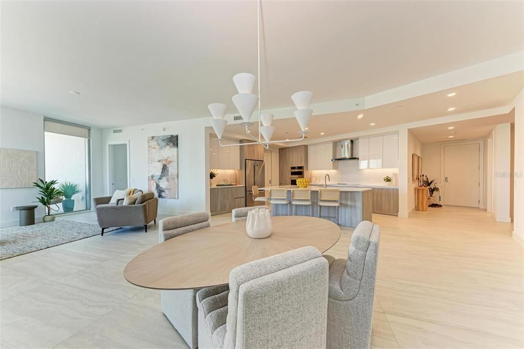 Dining Area looking towards Kitchen