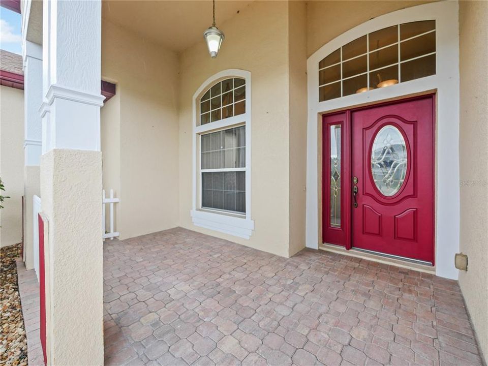 Paved Front Entrance