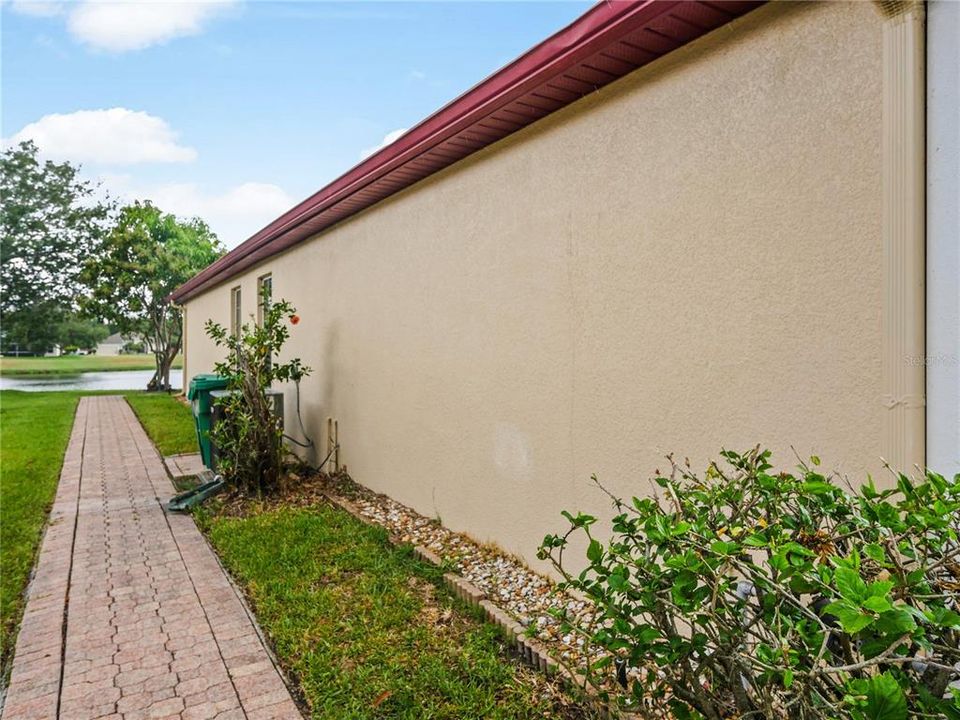 Paved Walkway to Rear