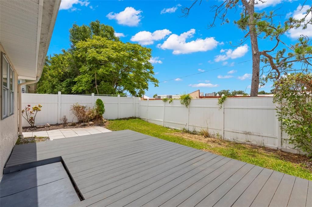 Back patio