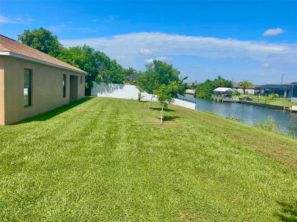 601 SE 2nd St, Cape Coral, FL 33990 - Backyard with the Canal