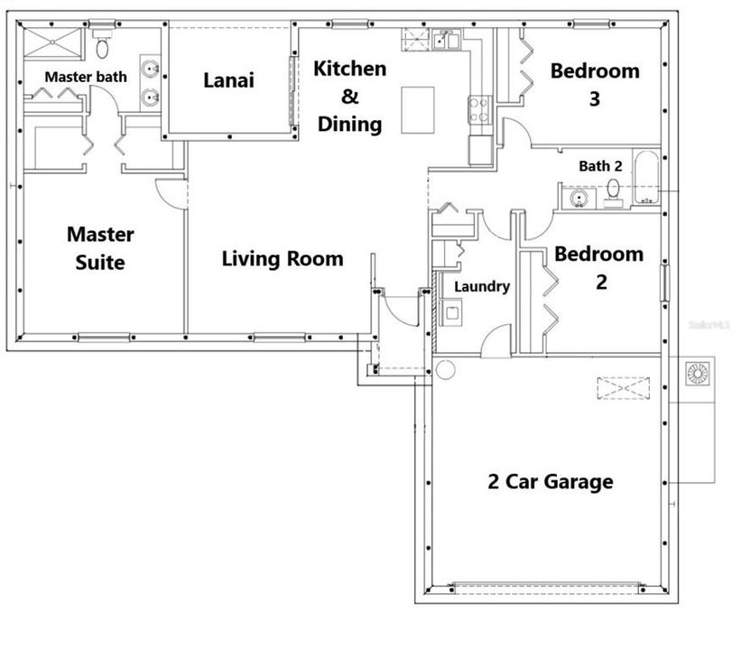 605 SE 2nd St, Cape Coral, FL 33990 - FLOOR PLAN