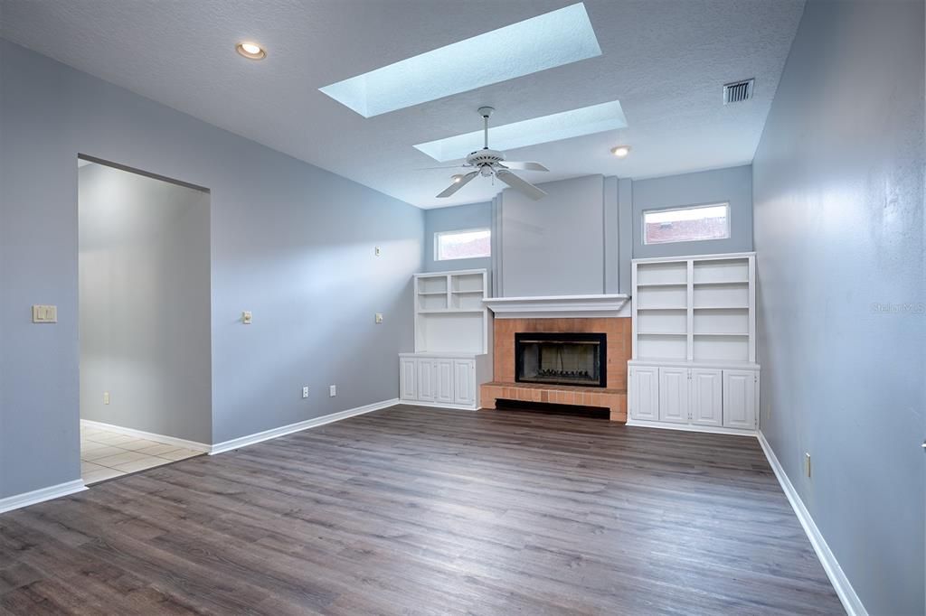 Family Room Toward Secondary Bedrooms