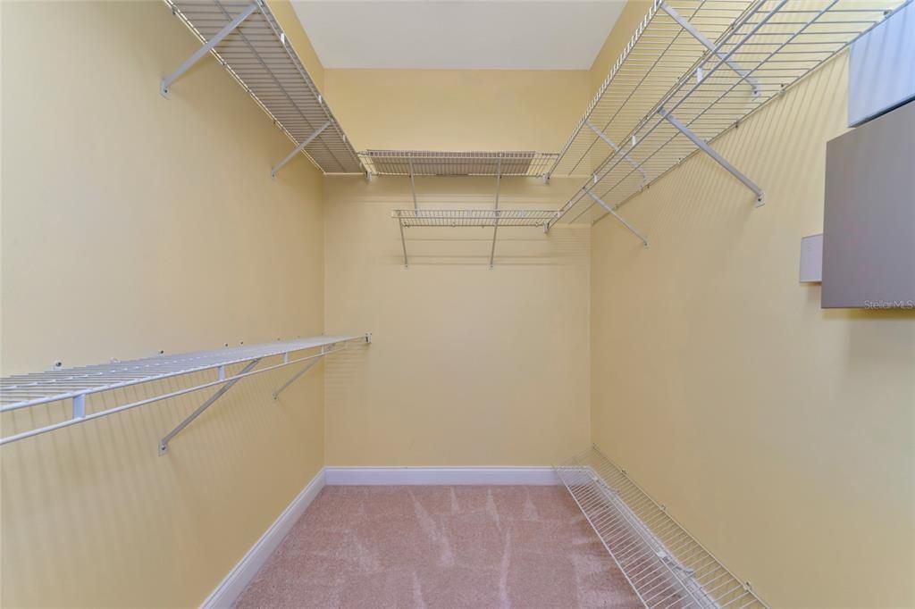 Master Bedroom walk in closet