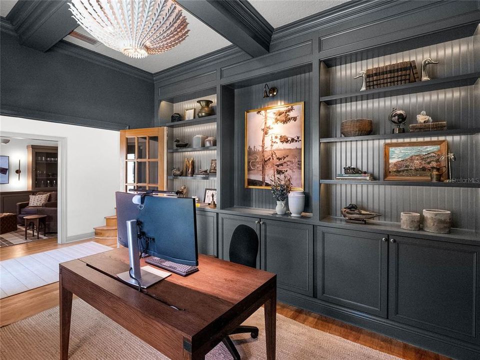 Formal Executive Office with Cased Shelving
