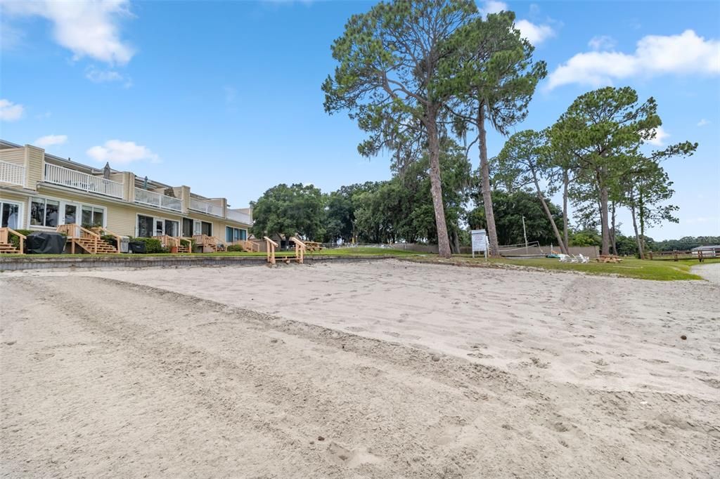 Beach is maintained and new sand brought it routinely.