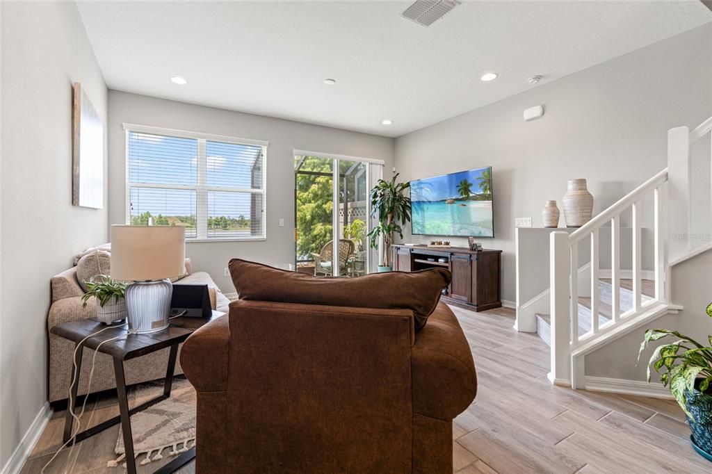 Family Room with access to the Patio/Porch