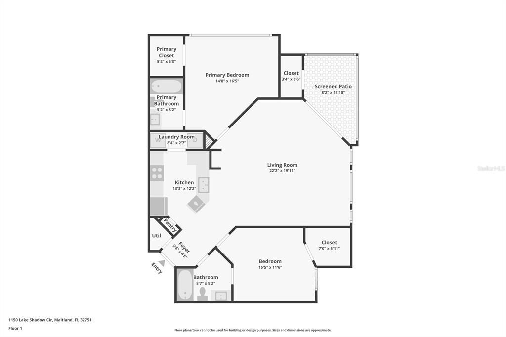 For Sale: $253,000 (2 beds, 2 baths, 1111 Square Feet)