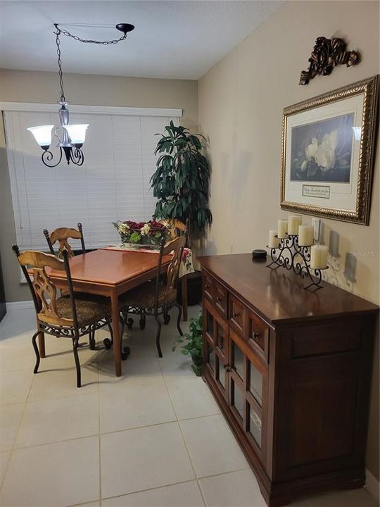 Dining Space at End of Kitchen