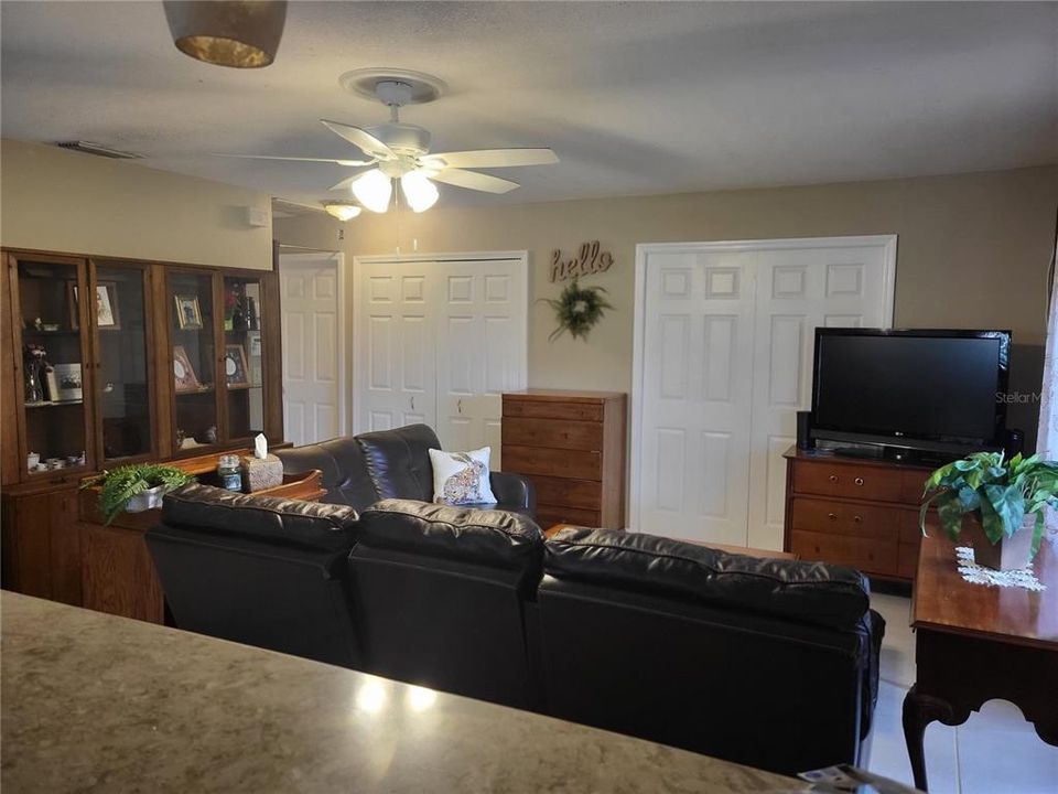 View of Living Room from Kitchen