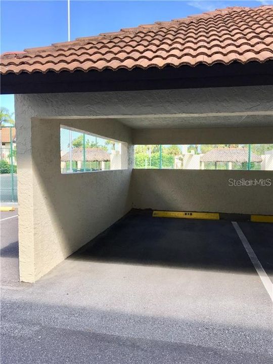 Covered carport parking