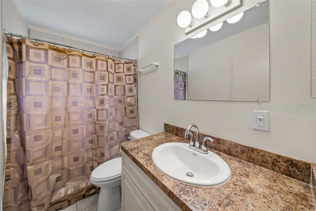 Second bathroom off the dining room