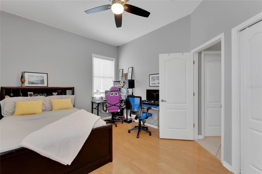 Bedroom 3 entrance - walk-in closet (right door)