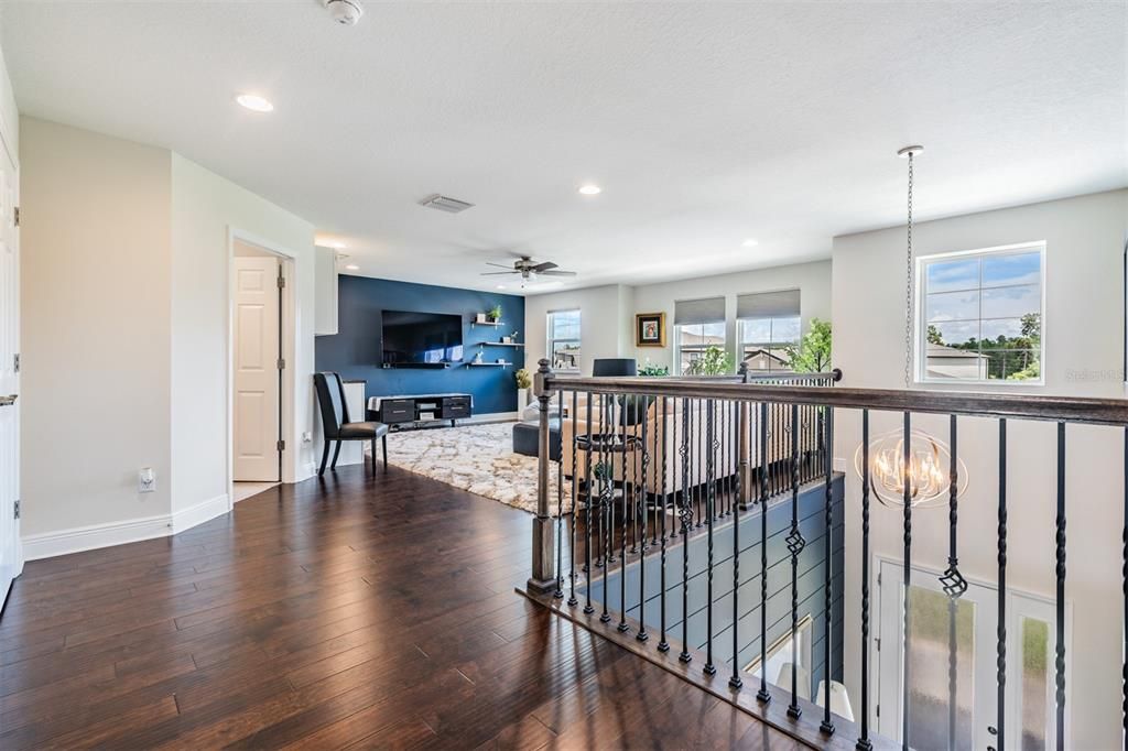 Bonus loft area with wet bar