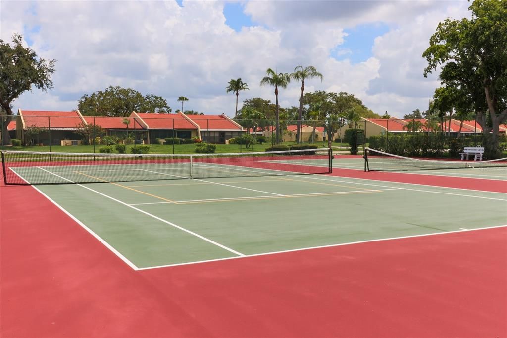 tennis courts