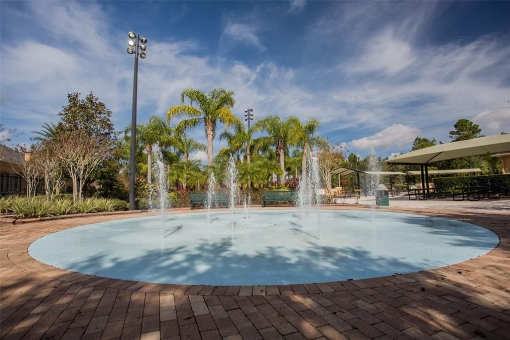 Community splash pad