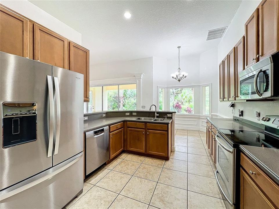 All stainless appliances