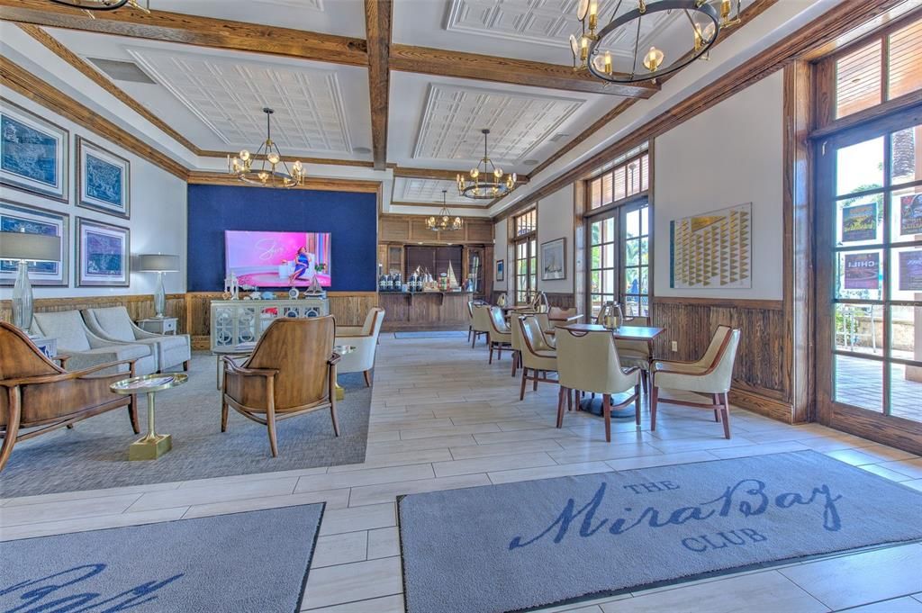 Inside of MiraBay Clubhouse