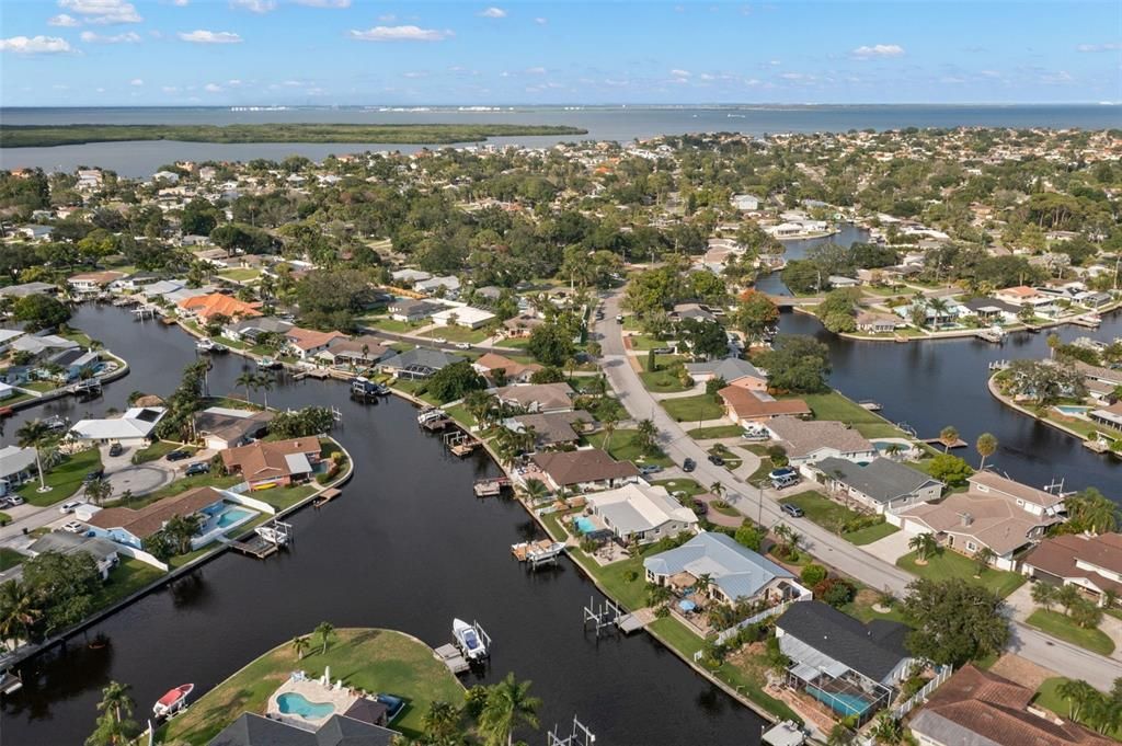 Aerial - North East View - Weedon Island in the distance