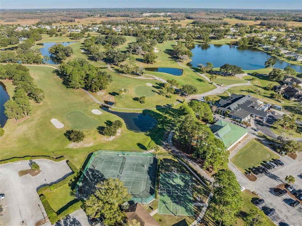 Aerial View of the Amenities